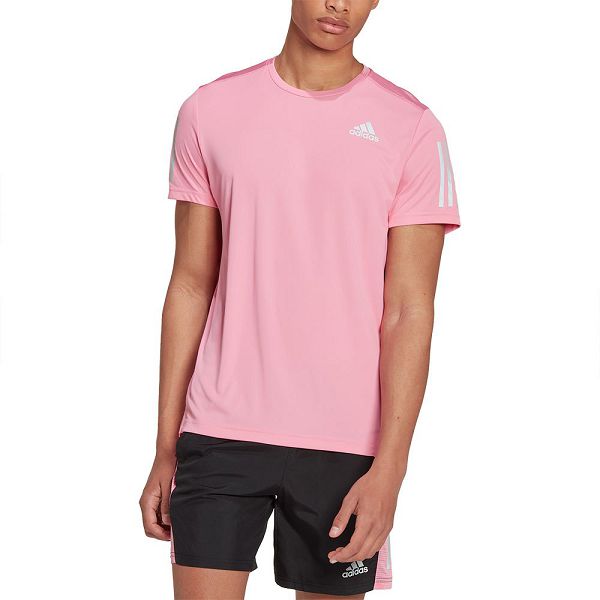 Adidas Own The Run Lyhyt Sleeve Miesten T Paidat Pinkki | HBLF-91308