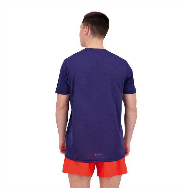 Adidas Own The Run Lyhyt Sleeve Miesten T Paidat Sininen | XEWT-64379