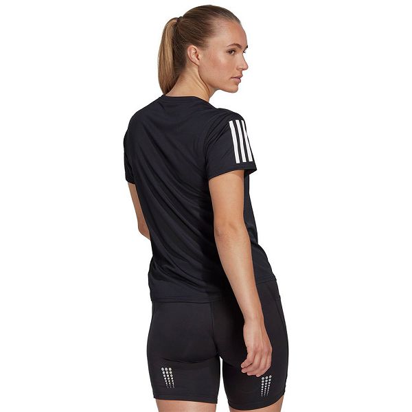 Adidas Own The Run Lyhyt Sleeve Naisten T Paidat Mustat | OXPK-78526