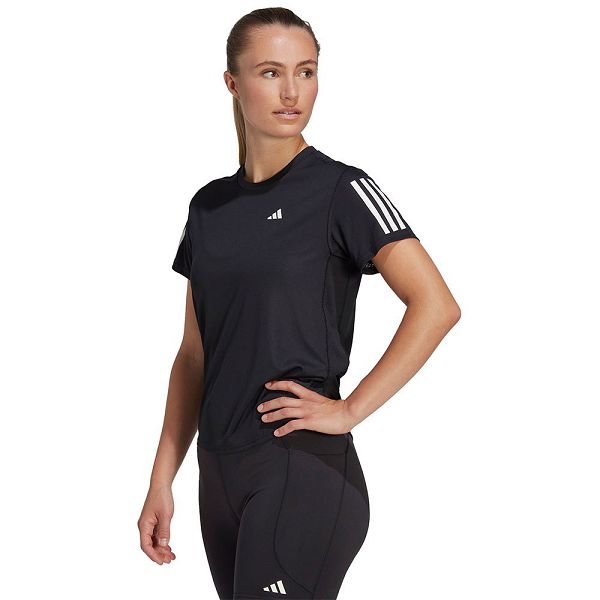 Adidas Own The Run Lyhyt Sleeve Naisten T Paidat Mustat | OXPK-78526