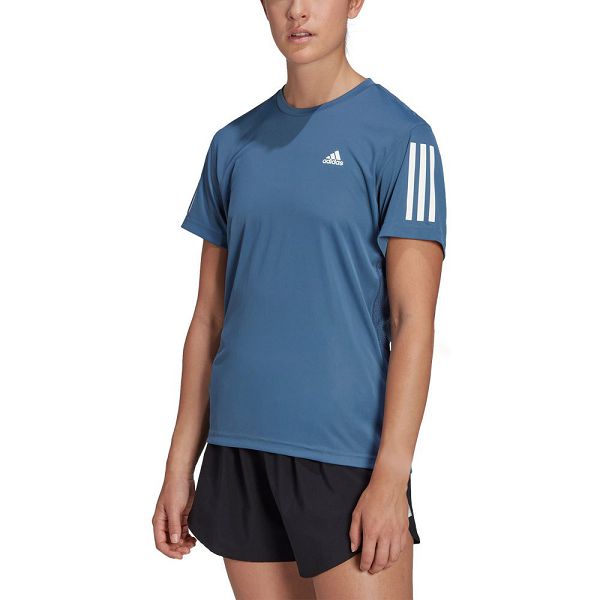 Adidas Own The Run Lyhyt Sleeve Naisten T Paidat Sininen | RHQT-29385