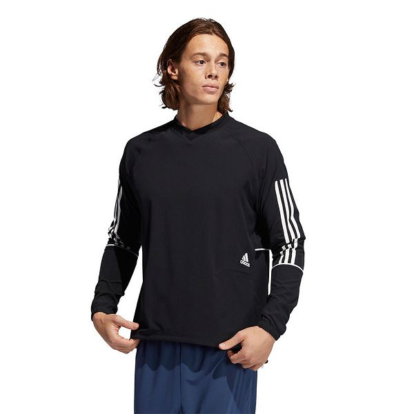 Adidas Player 3 Stripes Windbreaker Miesten Takki Mustat | FOER-31608