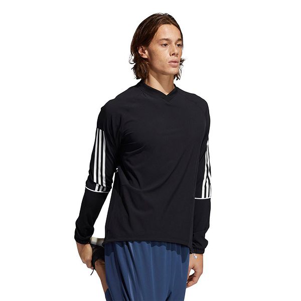 Adidas Player 3 Stripes Windbreaker Miesten Takki Mustat | FOER-31608