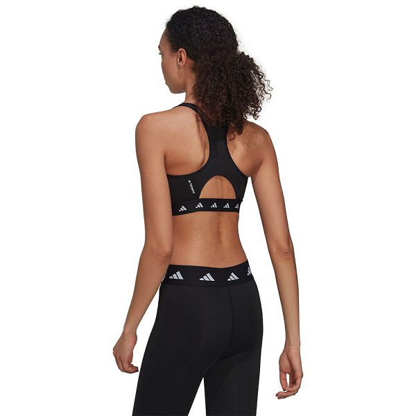 Adidas Power Medium-Support Techfit Naisten Urheiluliivit Mustat | MOIL-45986