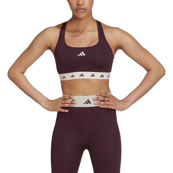 Adidas Power Medium-Support Techfit Naisten Urheiluliivit Punainen | PJKQ-47309