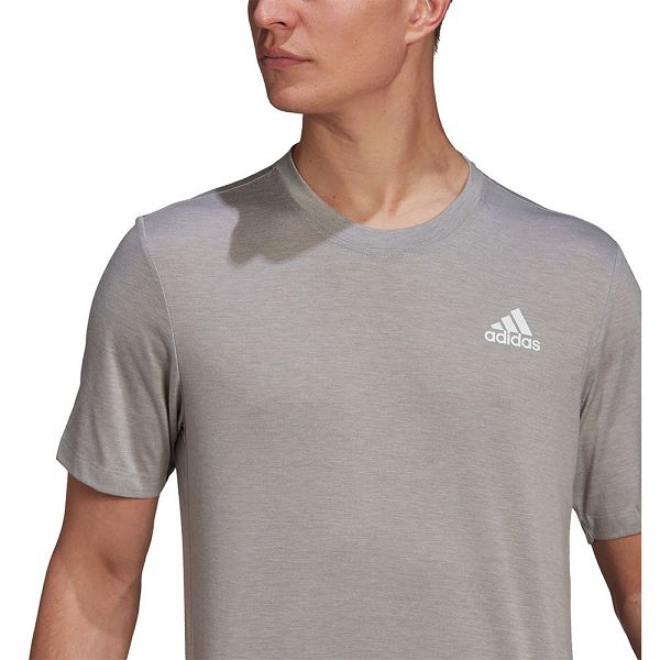 Adidas Primeblue Designed 2 Move Heathered Urheilu Lyhyt Sleeve Miesten T Paidat Harmaat | WXOP-09582