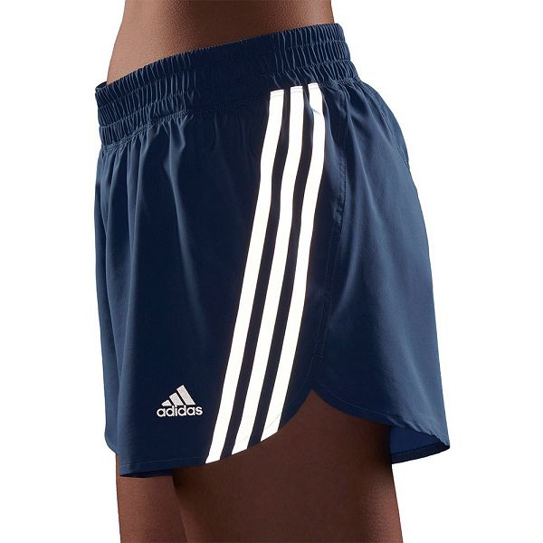 Adidas RI 3 Stripes 3´´ Shorts Naisten Housut Sininen | XGLQ-14283