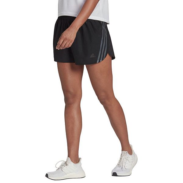 Adidas RI 3 Stripes 4´´ Shorts Naisten Housut Mustat | QCAE-20974