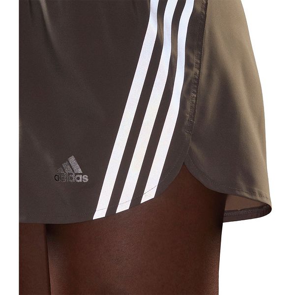 Adidas RI 3 Stripes 4´´ Shorts Naisten Housut Ruskea | UIPA-13427