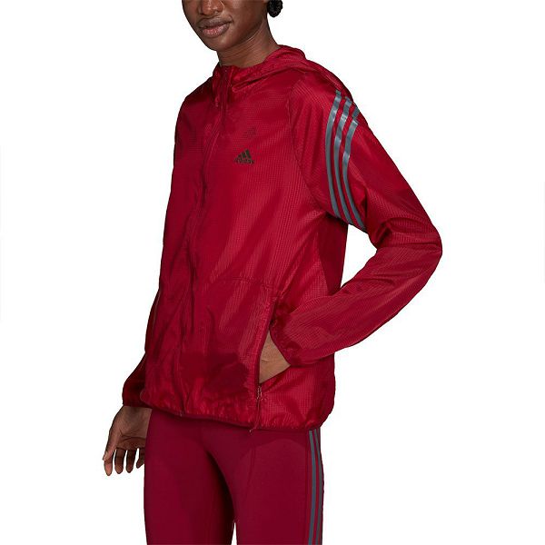 Adidas RI 3 Stripes Windbreak Naisten Takki Punainen | JLCF-60829