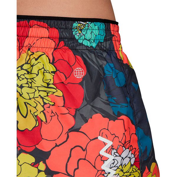 Adidas Run Fast Flower 4´´ Shorts Naisten Housut Sininen | HBDT-72815