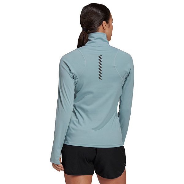 Adidas Run Fast Half Zip Naisten Puserot Sininen | LCWB-27039