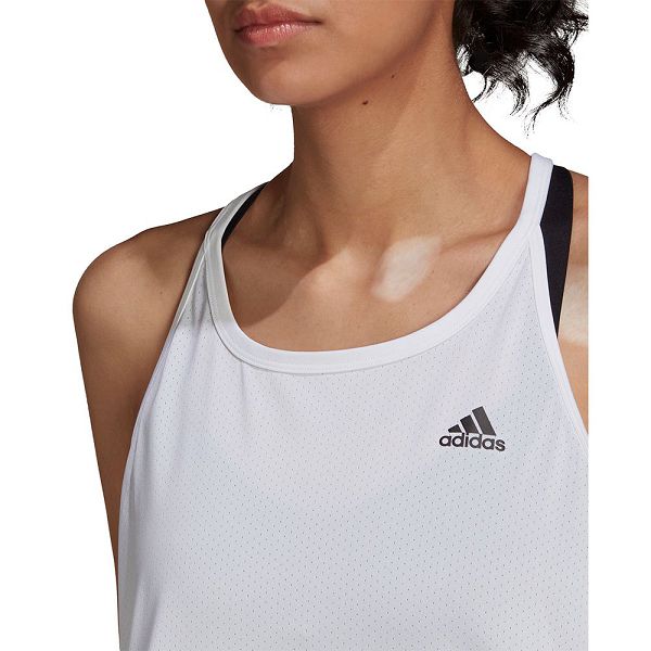 Adidas Run Fast PB Hihattomat Naisten T Paidat Valkoinen | BJPV-67128