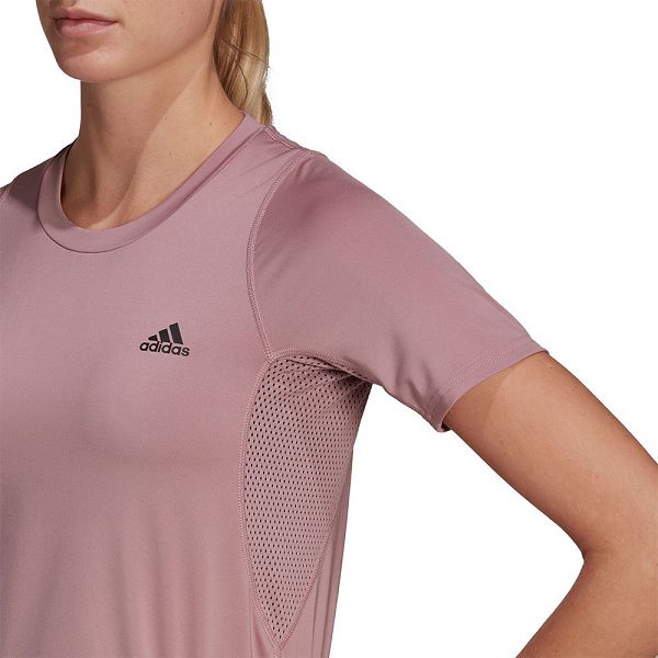 Adidas Run Fast PB Lyhyt Sleeve Naisten T Paidat Violetit | VYAS-02831