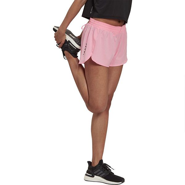 Adidas Run Fastithout Inner 3´´ Shorts Naisten Housut Pinkki | DLQA-01958