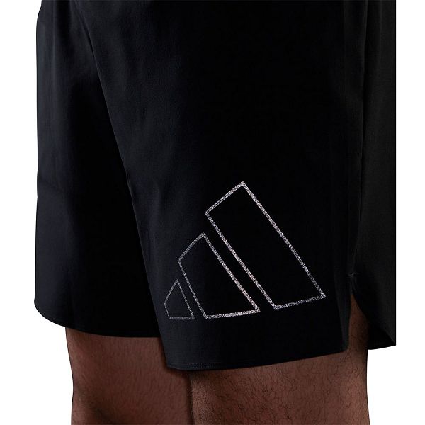 Adidas Run Icon 3 Bars 7´´ Shorts Miesten Housut Mustat | LMNC-98321