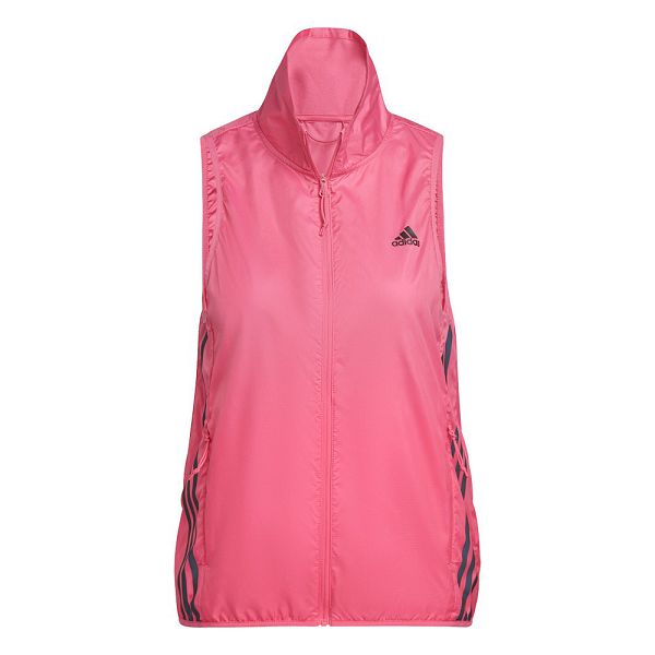 Adidas Run Icon 3 Stripes Koulutus Gilet Naisten Liivit Pinkki | FBIO-79568