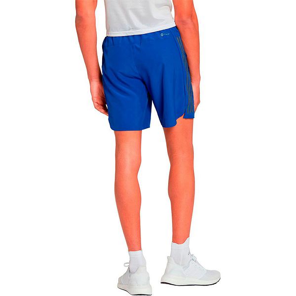 Adidas Run Icon Full Reflective 3 Stripes 7´´ Shorts Miesten Housut Sininen | APFN-45709