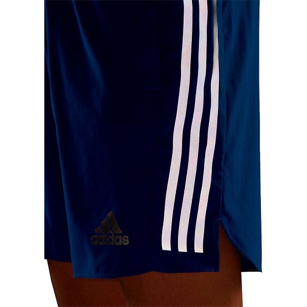 Adidas Run Icon Full Reflective 3 Stripes 7´´ Shorts Miesten Housut Sininen | APFN-45709