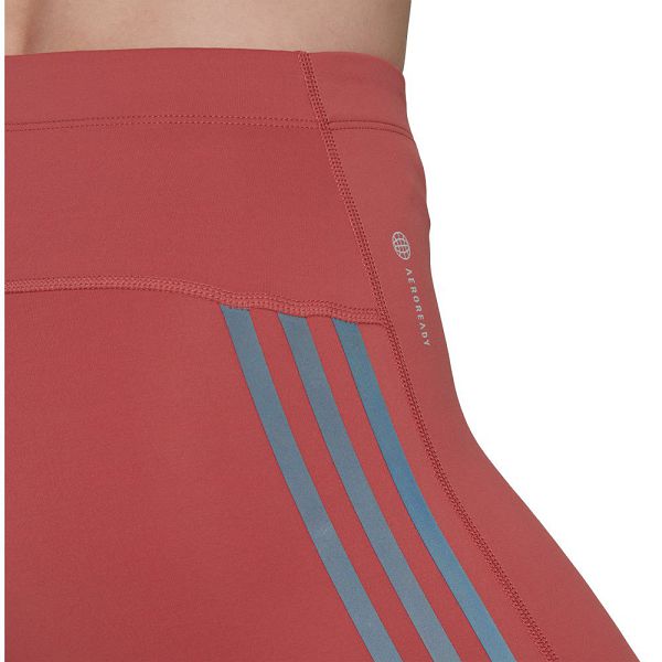 Adidas Run Icons 3 Stripes 7/8 Naisten Leggingsit Punainen | XHRW-95368