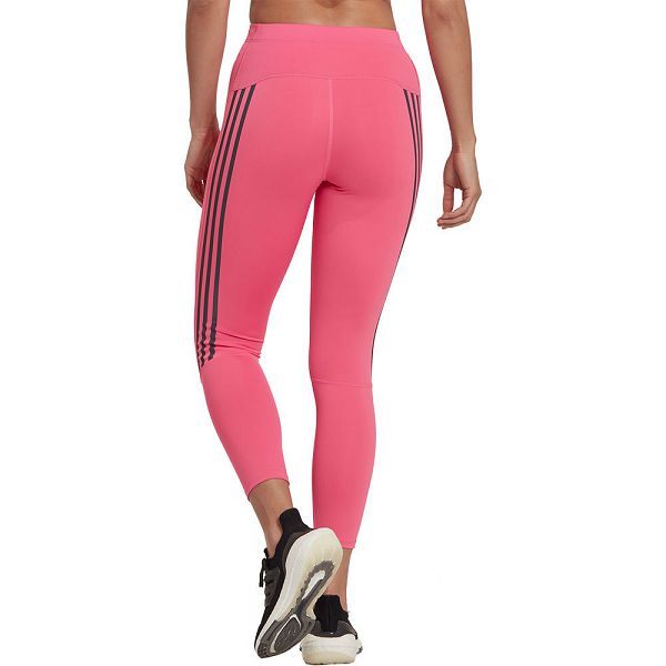 Adidas Run Icons 3 Stripes 7/8s Naisten Leggingsit Pinkki | HSKE-53892