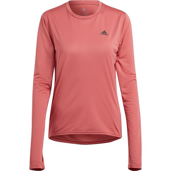 Adidas Run Icons Long Sleeve Naisten T Paidat Pinkki | OIYM-76120