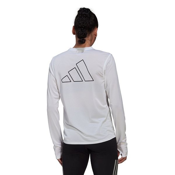 Adidas Run Icons Long Sleeve Naisten T Paidat Valkoinen | XFAY-81543