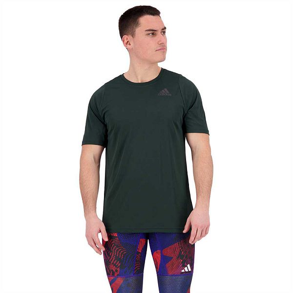 Adidas Run Icons Lyhyt Sleeve Miesten T Paidat Vihreä | RKNZ-24705