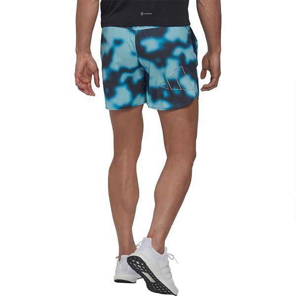 Adidas Run Icons Shorts Miesten Housut Sininen | PRAH-14867