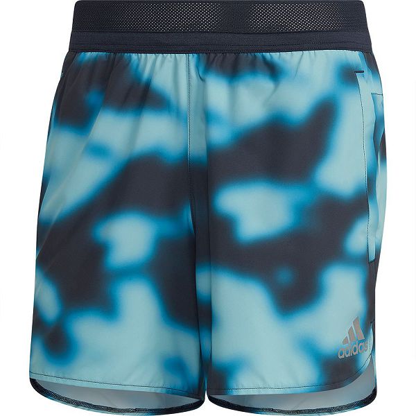 Adidas Run Icons Shorts Miesten Housut Sininen | PRAH-14867