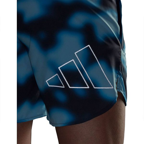 Adidas Run Icons Shorts Miesten Housut Sininen | PRAH-14867