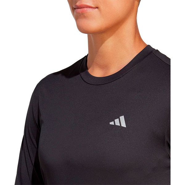 Adidas Run It Long Sleeve Naisten T Paidat Mustat | NQTK-92430