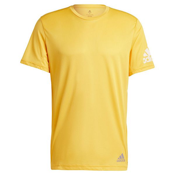 Adidas Run It Lyhyt Sleeve Miesten T Paidat Keltainen | XREA-70431