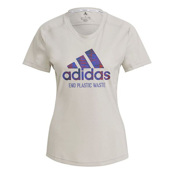 Adidas Run for the Oceans Graafinen Lyhyt Sleeve Naisten T Paidat Beige | BSMV-09416