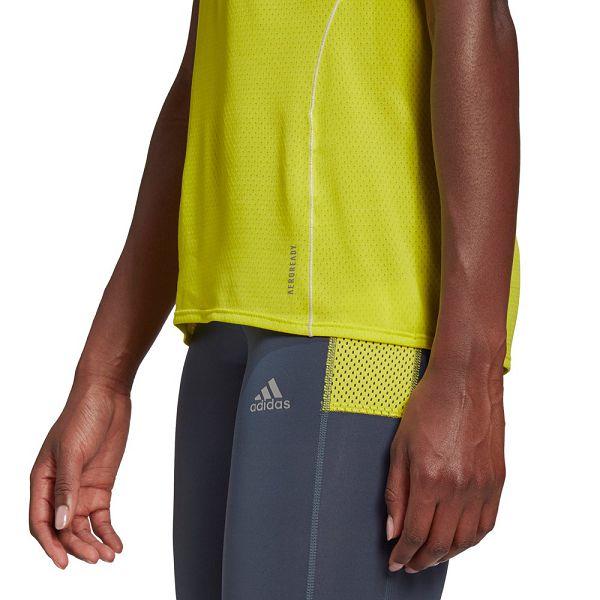 Adidas Runner Lyhyt Sleeve Naisten T Paidat Keltainen | IZCG-45960