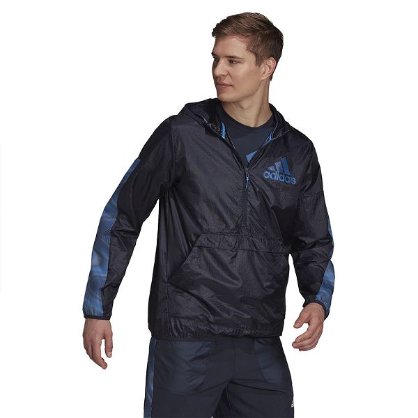 Adidas Season Windbreaker Miesten Takki Sininen | NFBP-82759