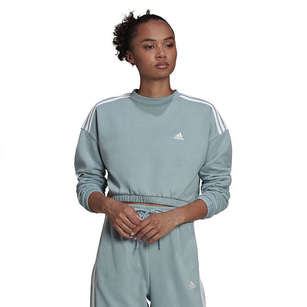 Adidas Sports Crop Naisten Puserot Sininen | AWVL-04289