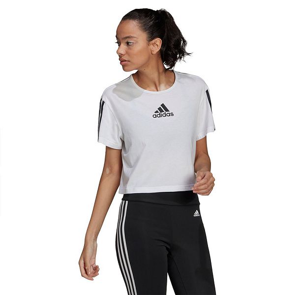 Adidas TC Lyhyt Sleeve Naisten T Paidat Valkoinen | PSWT-10689