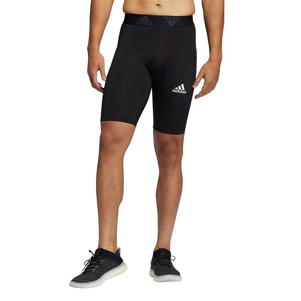 Adidas Techfit Lyhyt Miesten Leggingsit Mustat | USYP-65417