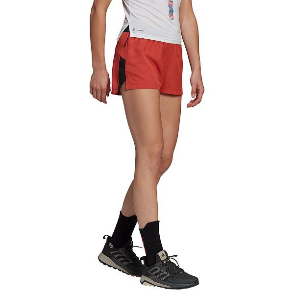 Adidas Trail 3´´ Shorts Naisten Housut Punainen | NHZX-91423