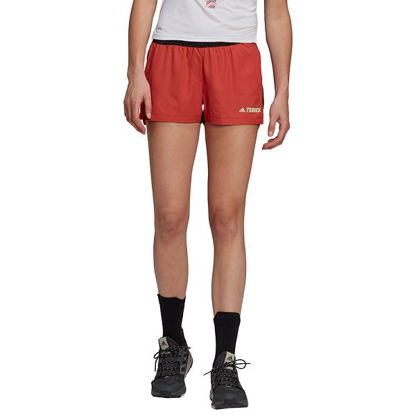 Adidas Trail 3´´ Shorts Naisten Housut Punainen | NHZX-91423