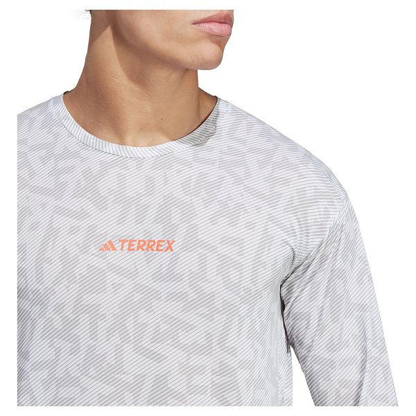 Adidas Trail Gfx Long Sleeve Miesten T Paidat Harmaat | YXVI-21809