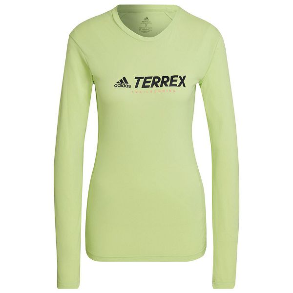 Adidas Trail Long Sleeve Naisten T Paidat Vihreä | KXCS-79346