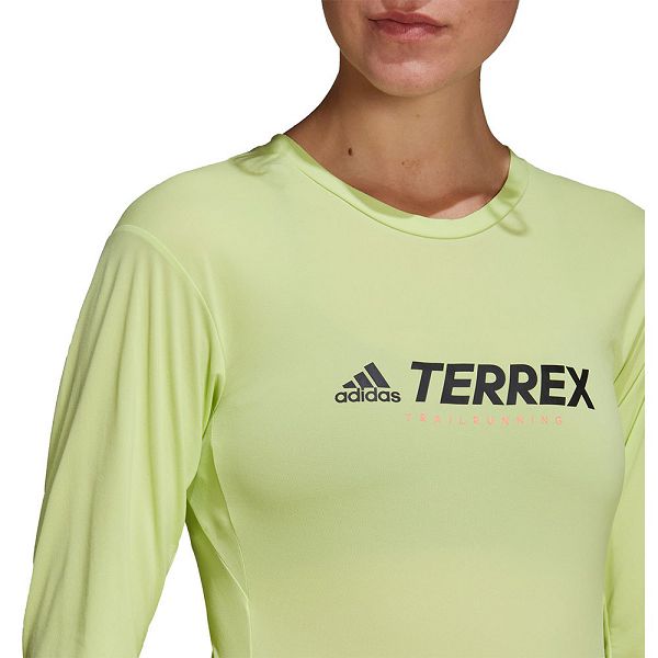 Adidas Trail Long Sleeve Naisten T Paidat Vihreä | KXCS-79346