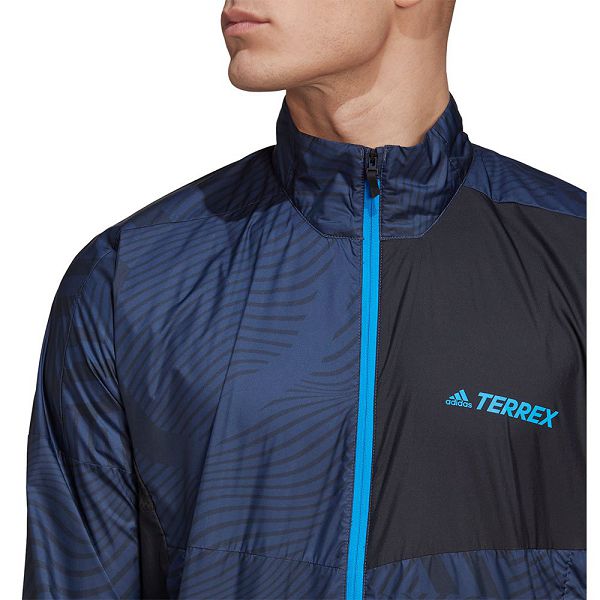 Adidas Trail Windbreaker Miesten Takki Sininen | BEIJ-76825