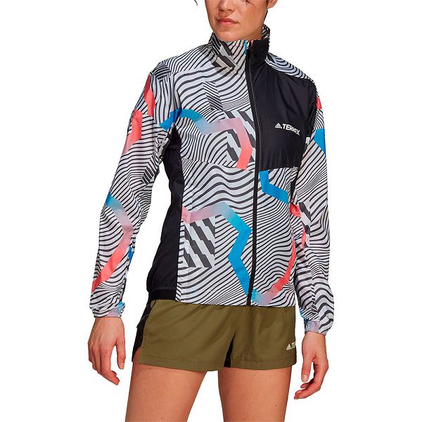 Adidas Trail Windbreaker Naisten Takki Mustat | UJEM-64158