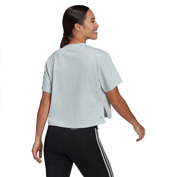 Adidas Uforu Lyhyt Sleeve Naisten T Paidat Sininen | SJHP-12674