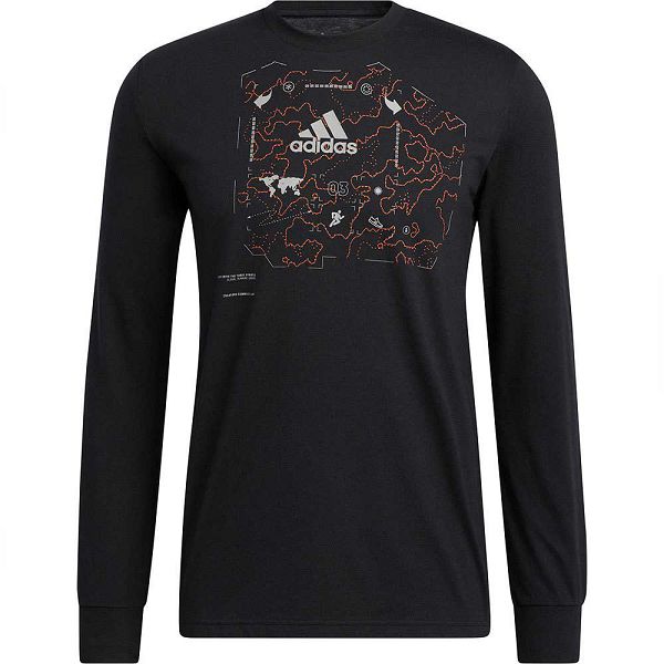 Adidas X-City G Long Sleeve Miesten T Paidat Mustat | RJBQ-87459