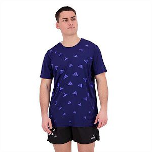 Adidas Brand Love Lyhyt Sleeve Miesten T Paidat Sininen | UBMH-38740