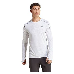 Adidas Fast Long Sleeve Miesten T Paidat Valkoinen | AJIO-18650